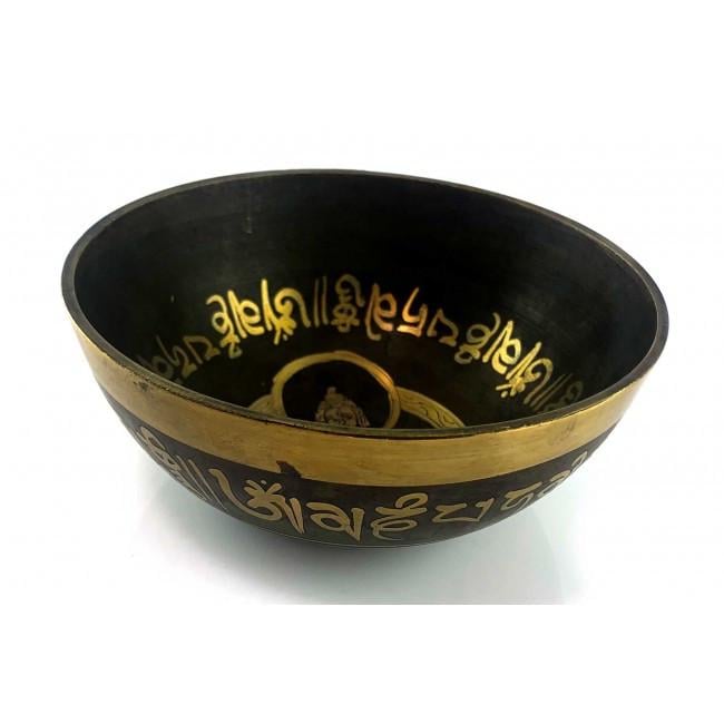 Чаша співаюча бронзова Будда 20,5х19,8х8,7 см Зелений (34885C) Чаша співаюча бронзова Будда 20,5х19,8х8,7 см Зелений (34885C)