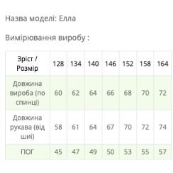 Куртка Cvetkov Элла 152 см Молочный (2000000212241) - фото 3