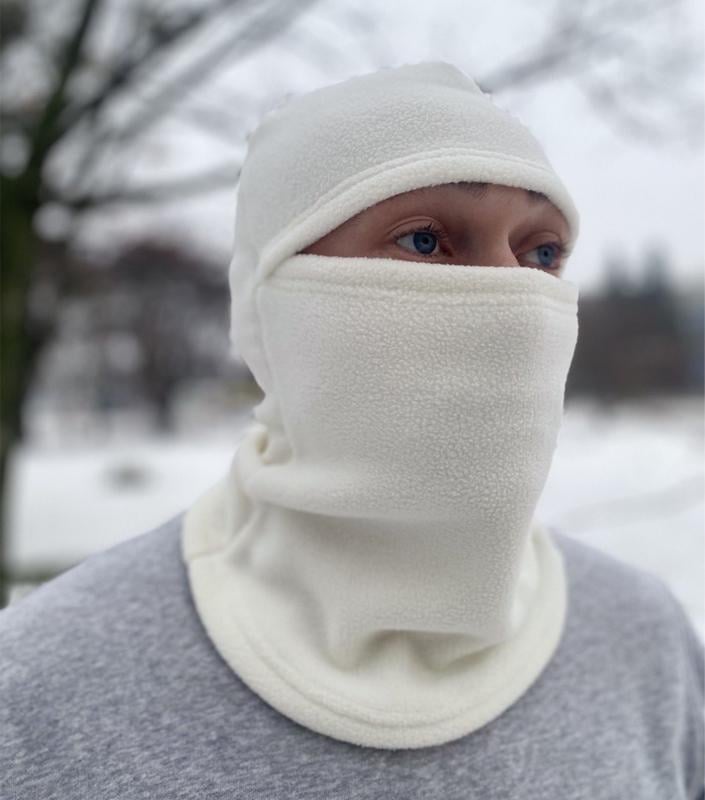 Балаклава подшлемник зимняя M-KET M-L Белый