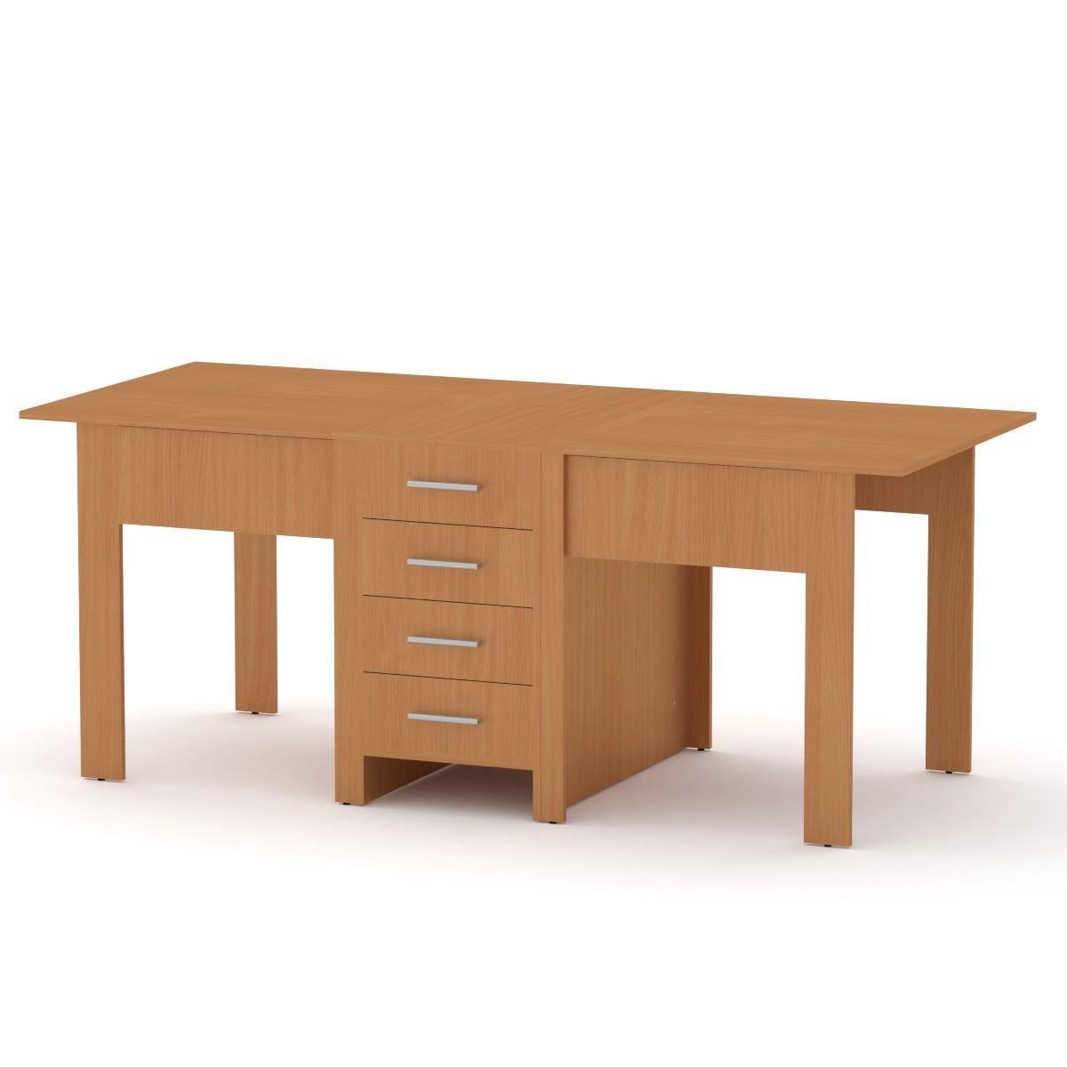 Стіл розкладний МебліКо книжка-3 80х53х75 см Бук (k-2303-2)