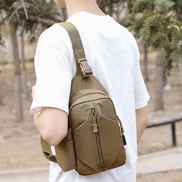 Сумка через плечо водонепроницаемая на 4 кармана Койот (457544) - фото 12 Сумка через плечо водонепроницаемая на 4 кармана Койот (457544) - фото 12