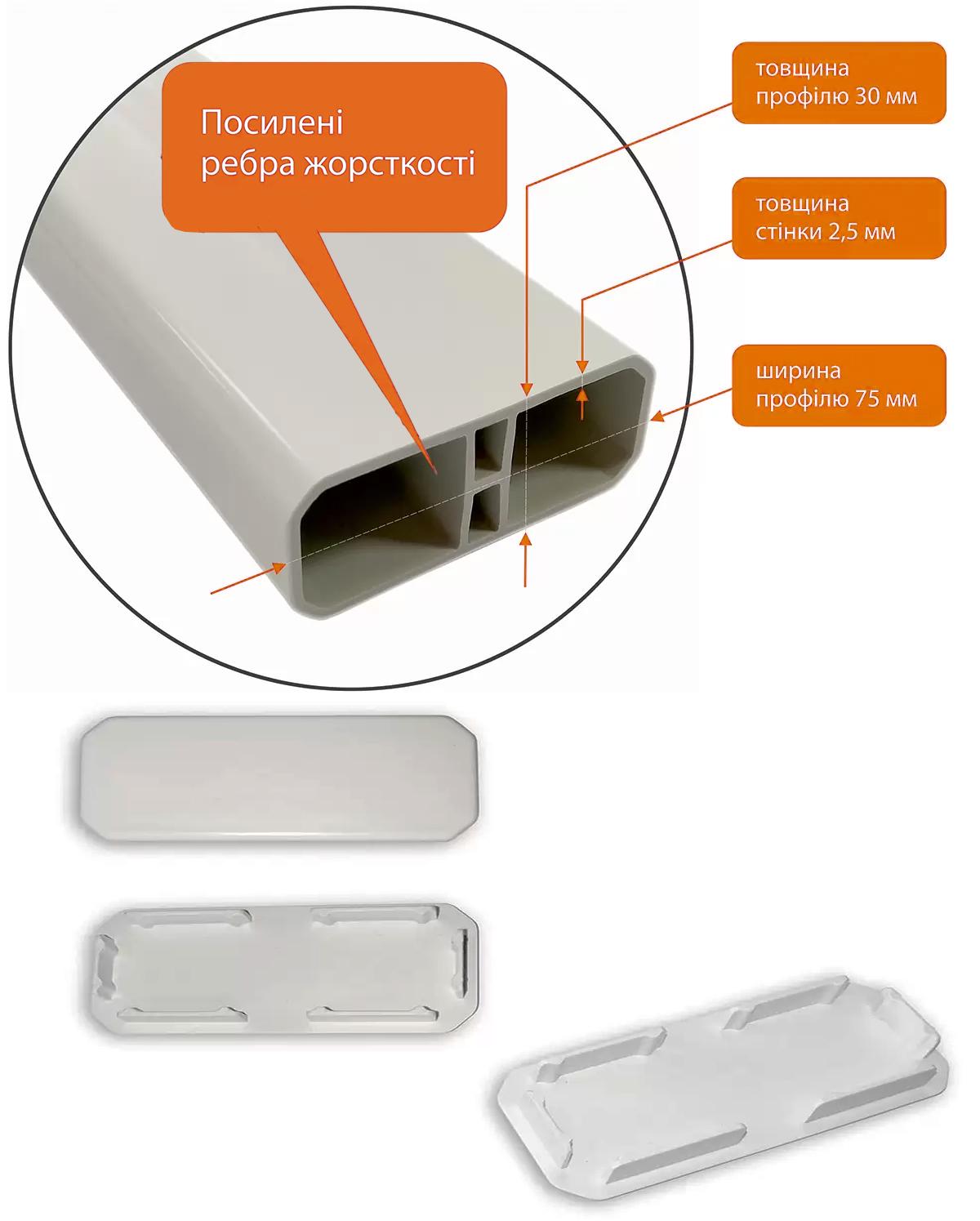 Лавка пластикова ТОБІ ШО для дачі/саду та парку 1504х822х707 мм Біло-чорний - фото 7