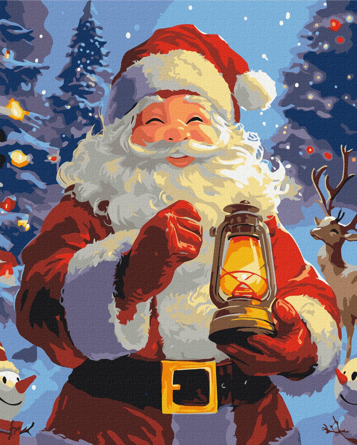 Картина по номерам Brushme 40x50 см Улыбка Рождества (BS54213)