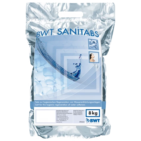 Сіль для регенерації та дезінфекції BWT Sanitabs 8 кг (94241)