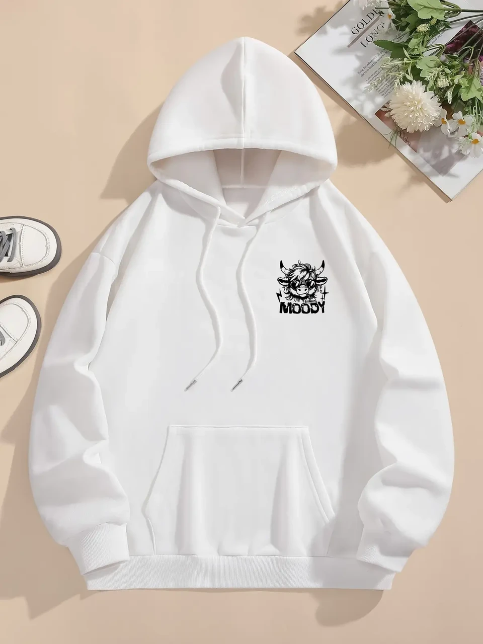 Худи женское с принтом Pin-000-2720 XL Белый (2700321797) - фото 2 Худи женское с принтом Pin-000-2720 XL Белый (2700321797) - фото 2