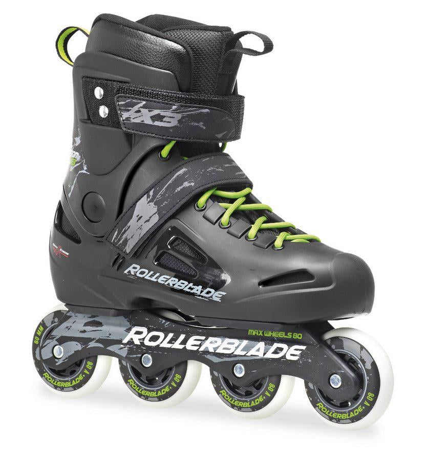 Роликові ковзани Rollerblade FUSION X3 Чорний/Зелений (07023000 T83)