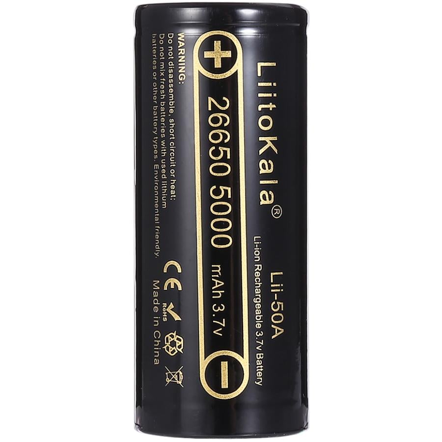 Аккумулятор LiitoKala Lii-50A 26650 5000 mAh 3,7V Li-Ion (Lii-50A)