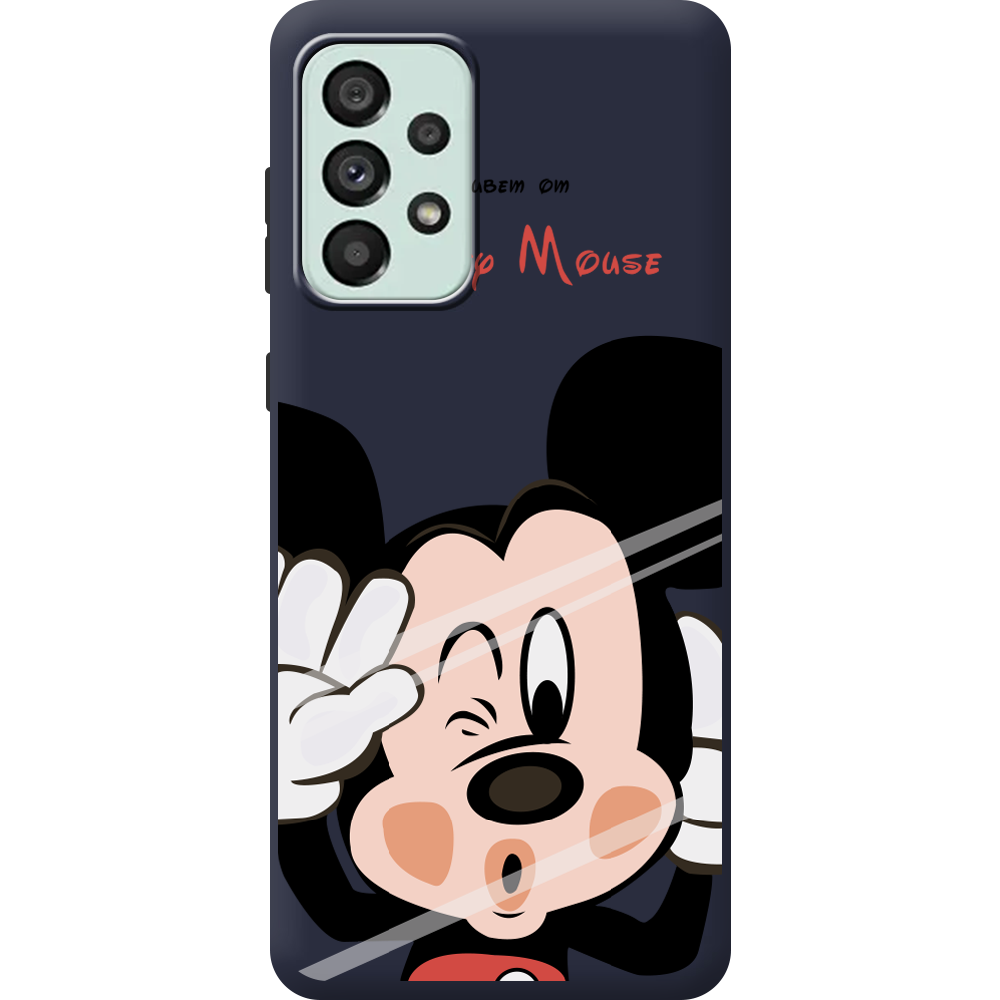 Чехол BoxFace Samsung Galaxy A33 5G (A336) Mister M Синий силикон (44140-cc58-44169)