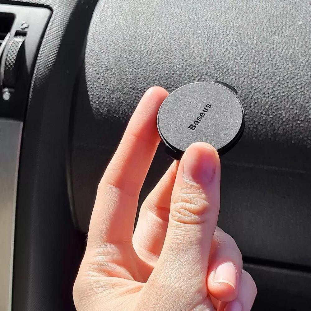 Автодержатель BASEUS Small Ears Flat Type на торпедо/панель Черный (SUER-C01) - фото 4 Автодержатель BASEUS Small Ears Flat Type на торпедо/панель Черный (SUER-C01) - фото 4