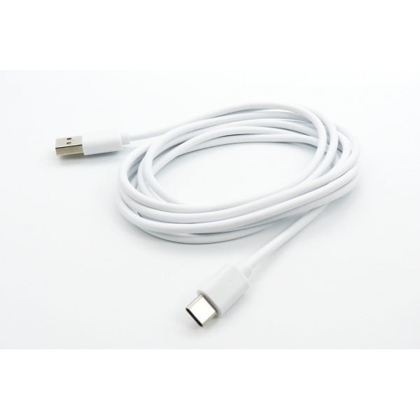 Кабель Dengos USB Type-C 2 м White (PLS-TC-2M-WHITE)