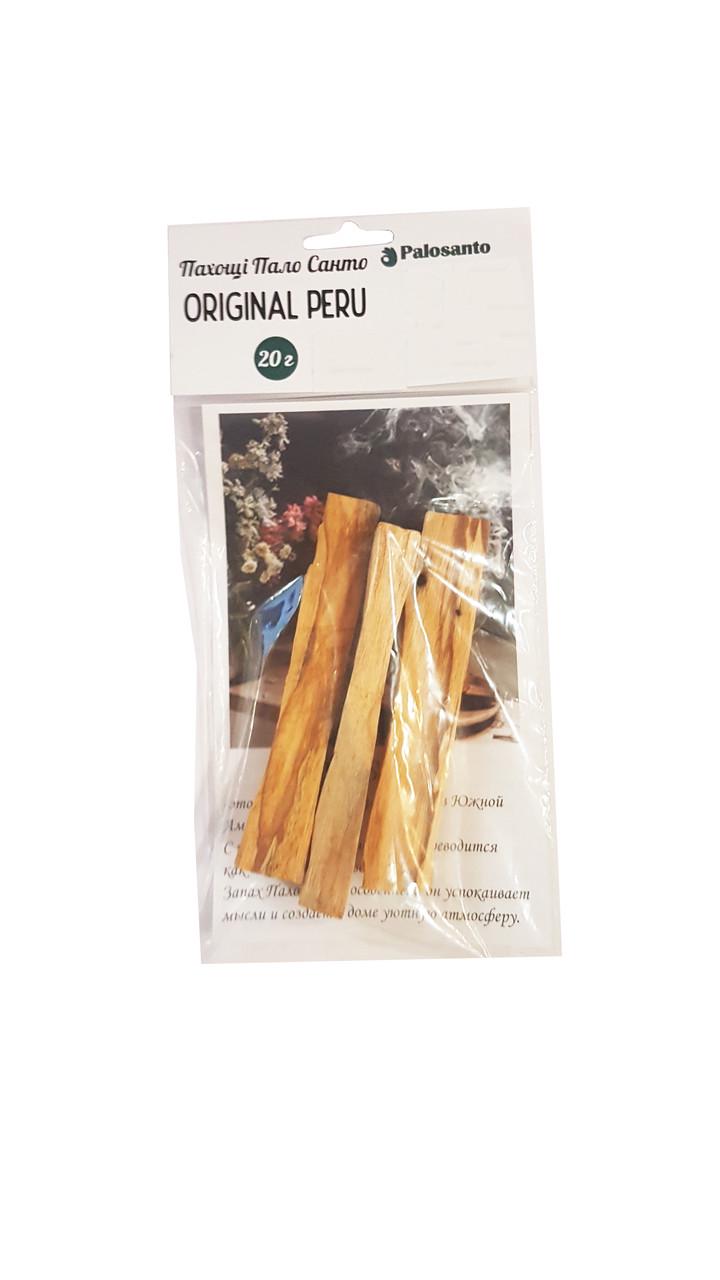 Пахощі Пало Санто Peruvian Natural Products 2/3 брусочки 20 г (К200) - фото 2