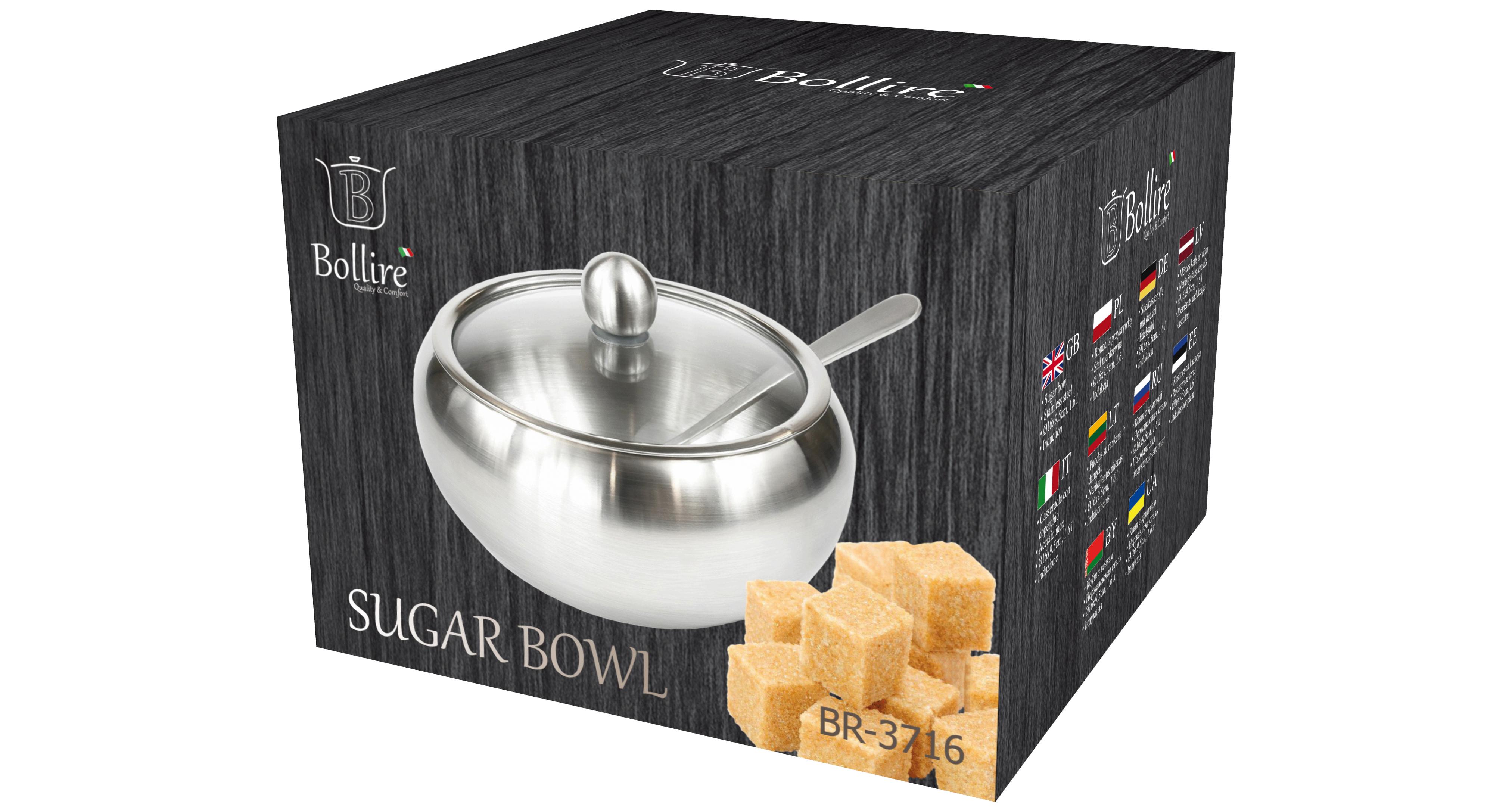 Цукорниця Bollire BR-3716 Сріблястий - фото 2