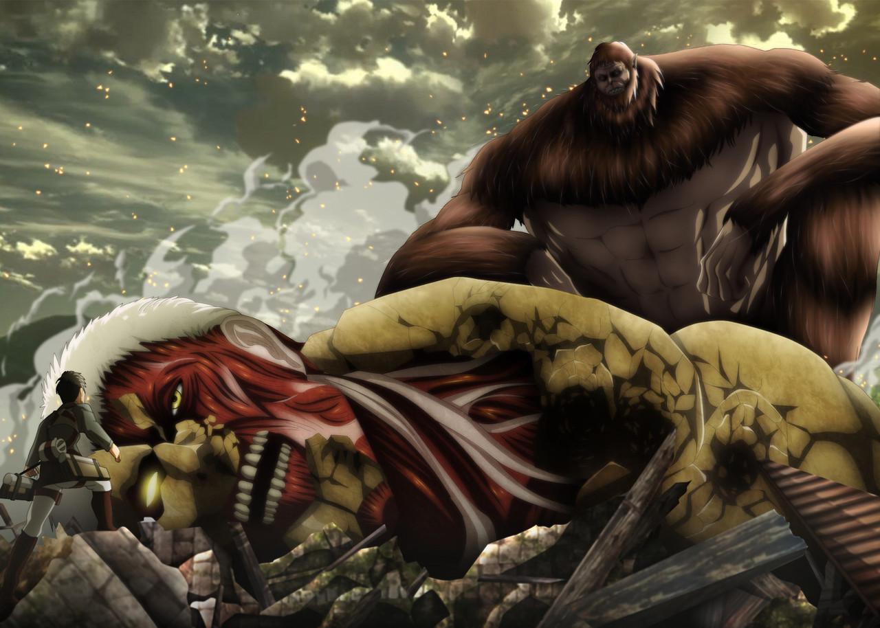 Картина GeekLand Attack on Titan падение гиганта (AT 09.112)