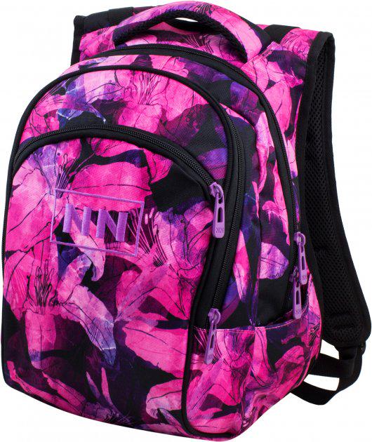 Рюкзак молодежный Winner 234 32х47х19 см Черный/Фиолетовый