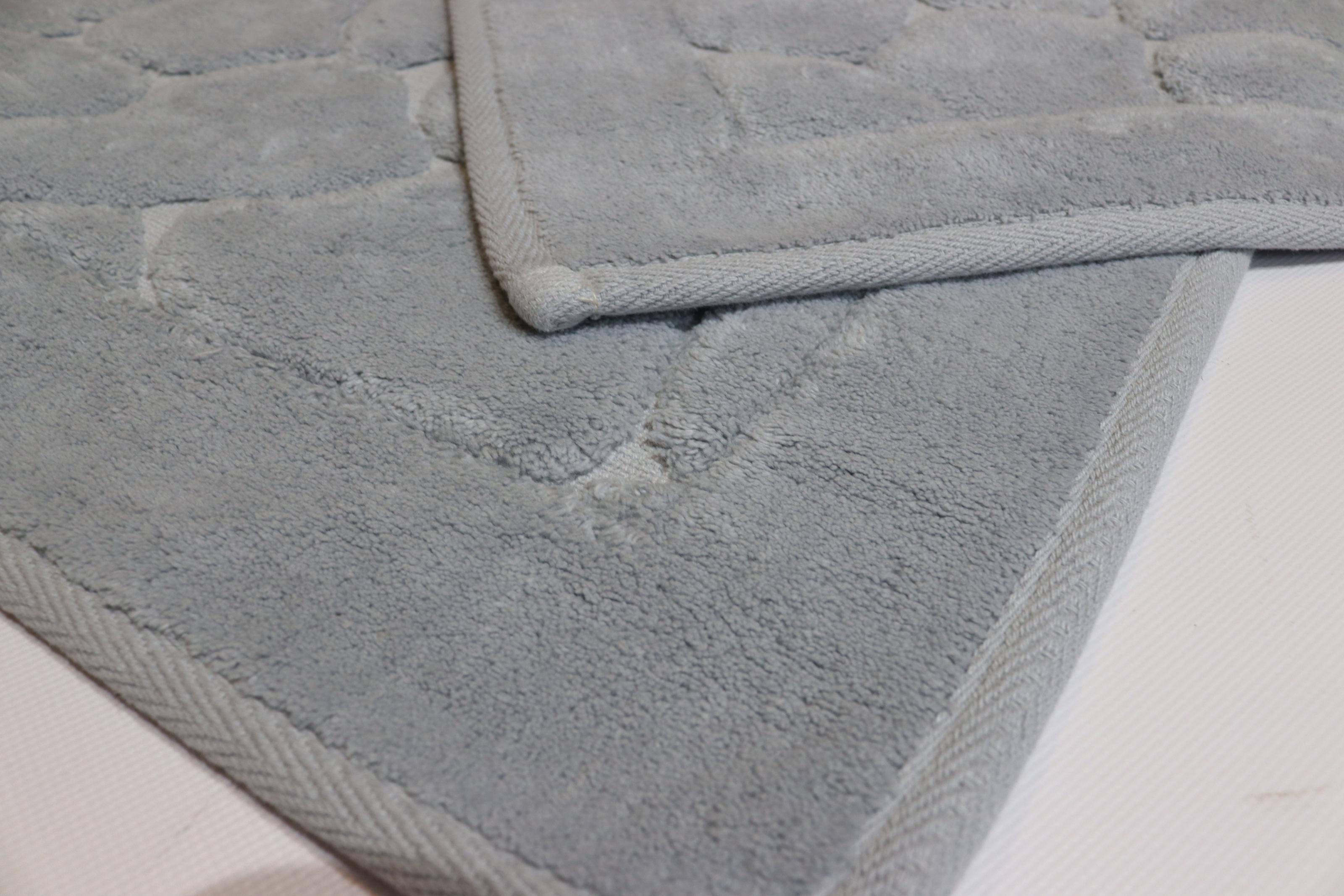 Набор ковриков Tropikhome Stone Grey для ванной хлопковые 60x100/50x60 см (121390) - фото 7