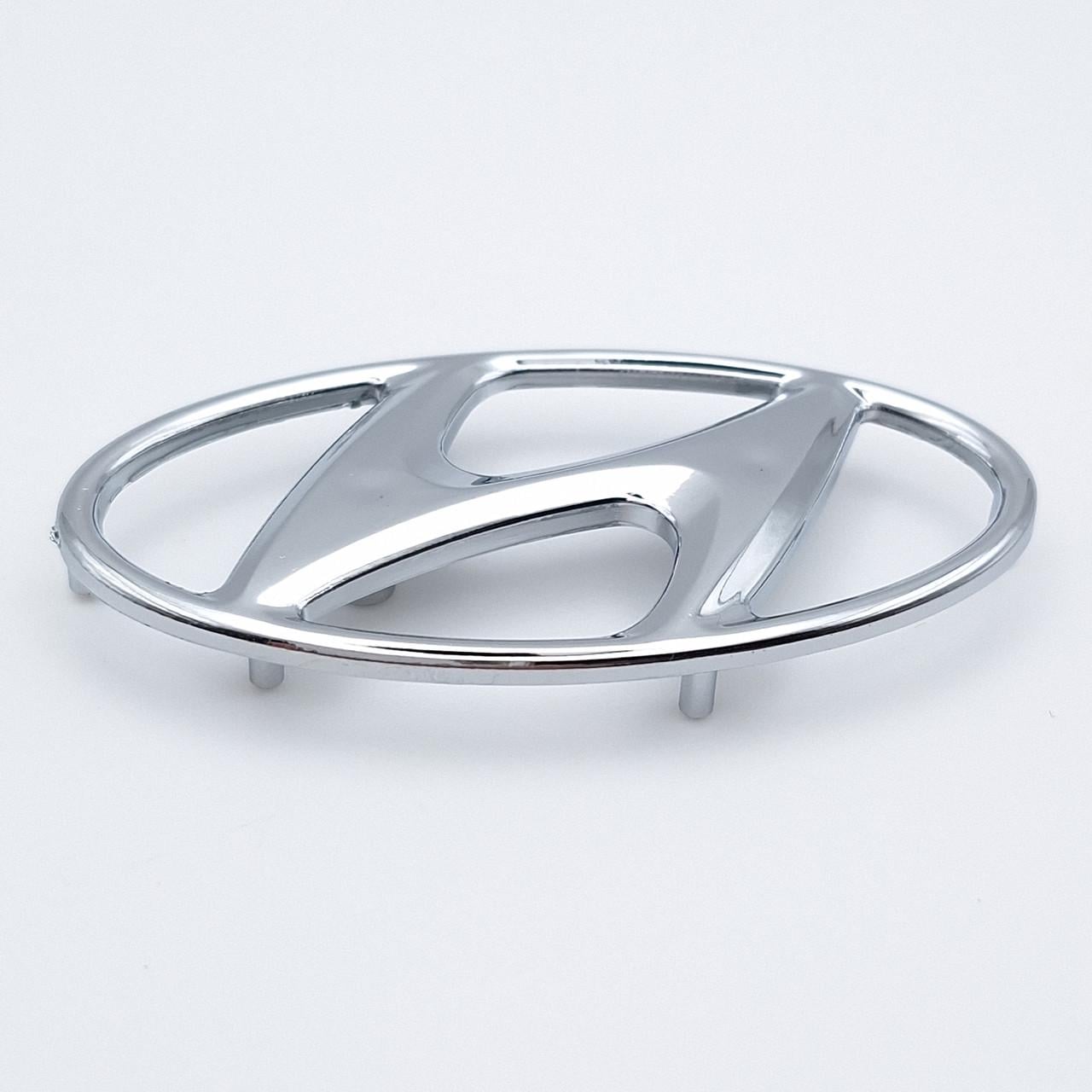 Эмблема руля Hyundai 60х30 мм ABS Хром глянцевый (1783517040)