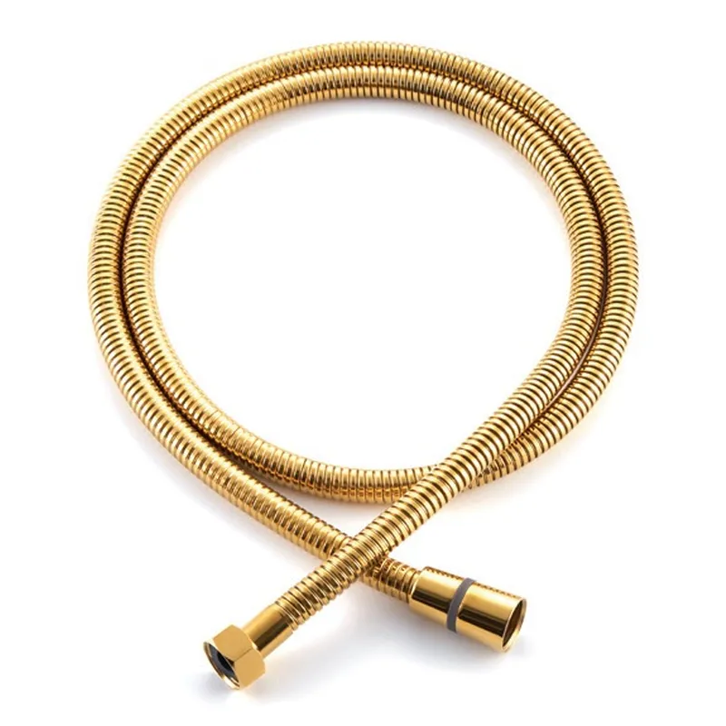 Шланг для душу KOER KB-0801-150-10 обплетення нержавійка 150 см Золотий (OL-KR4806)