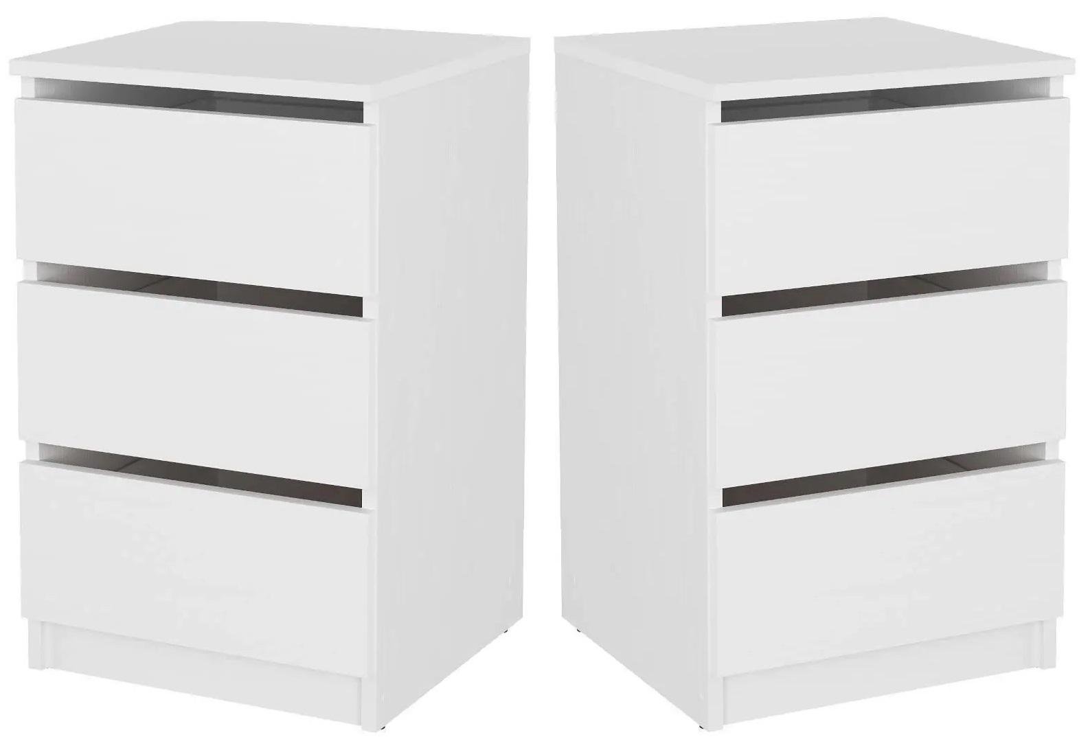 Тумба приліжкова комплект 2 шт. Компаніт ПКТ-11 Німфея альба (26657703)