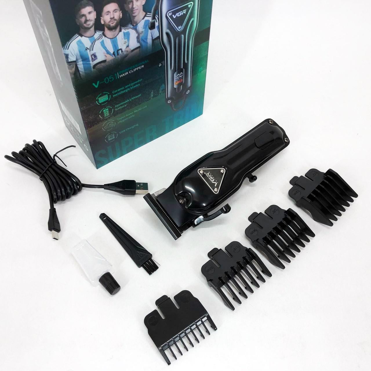 Машинка для стрижки акумуляторна VGR V-051