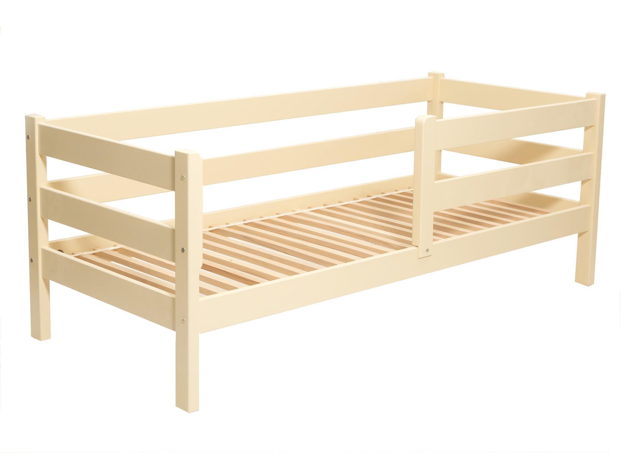 Ліжко підліткове Goydalka Montana 190x80 см Слонова кістка - фото 1 Ліжко підліткове Goydalka Montana 190x80 см Слонова кістка - фото 1