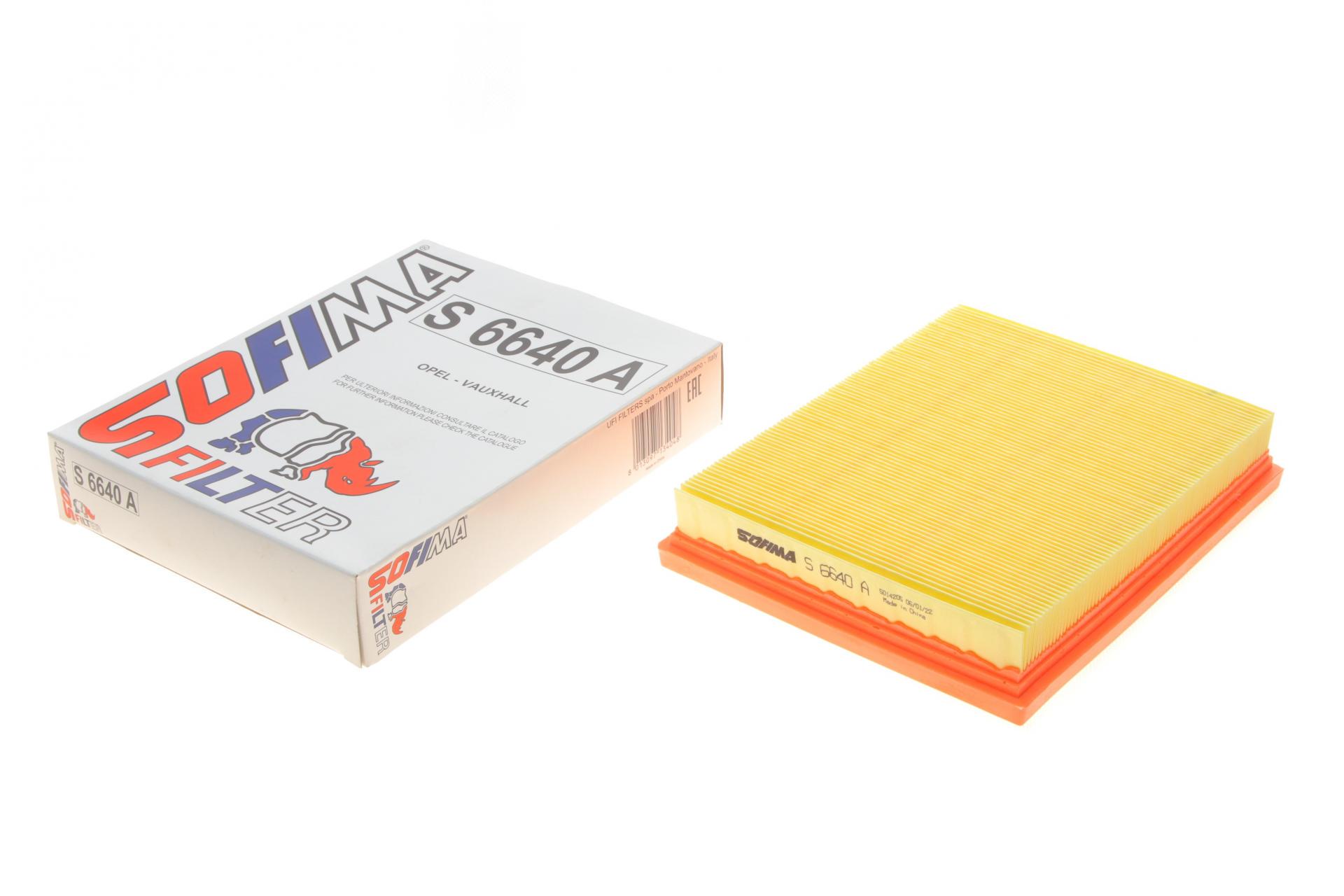 Фільтр повітряний SOFIMA для Opel Combo 1,2/1,4i 94-01- (S 6640 A)
