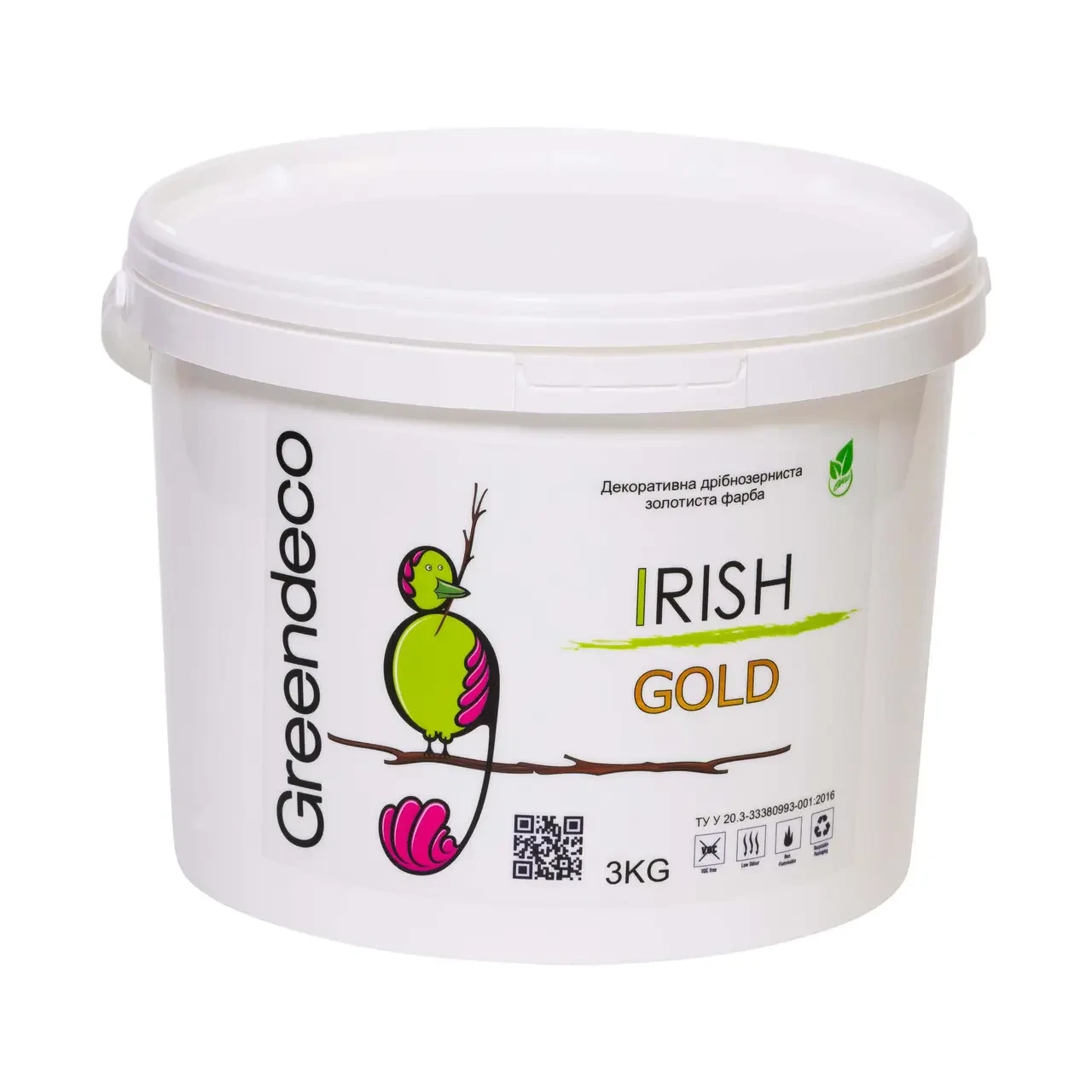 Краска декоративная Greendeco Irish Gold 3 кг - фото 1