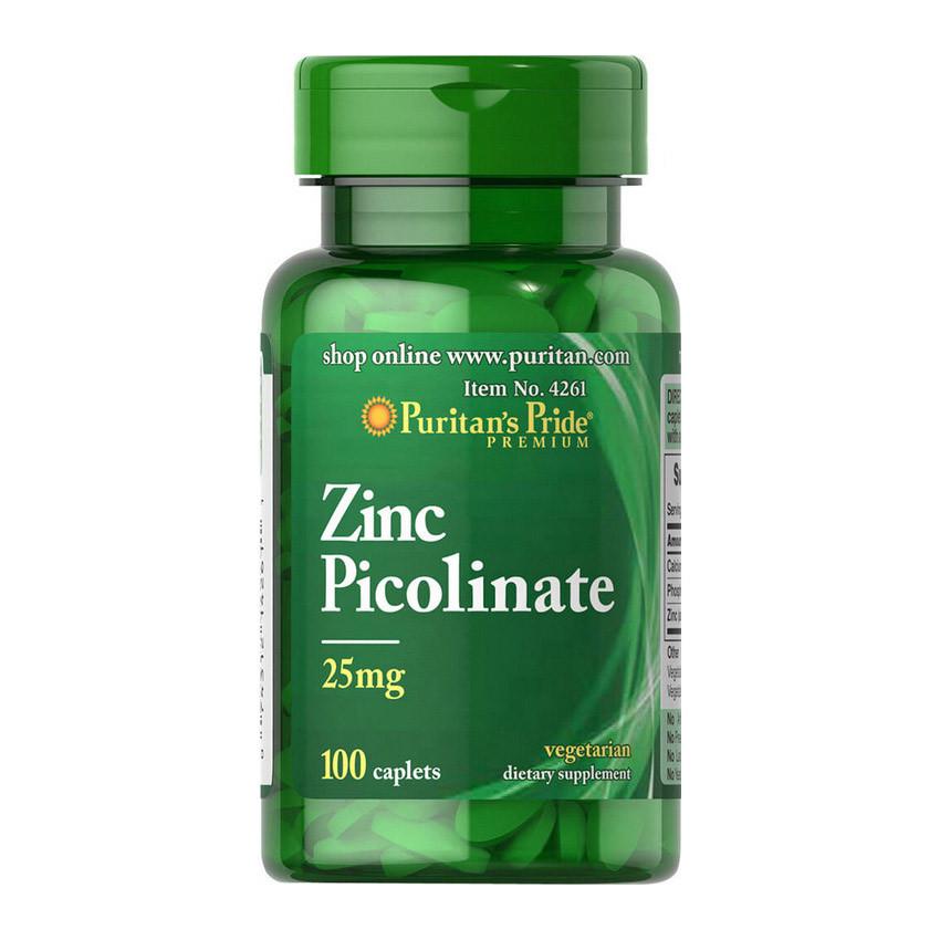 Цинк Puritan's Pride Zinc Picolinate 25 мг 100 капс. (08967-01) Цинк Puritan's Pride Zinc Picolinate 25 мг 100 капс. (08967-01)