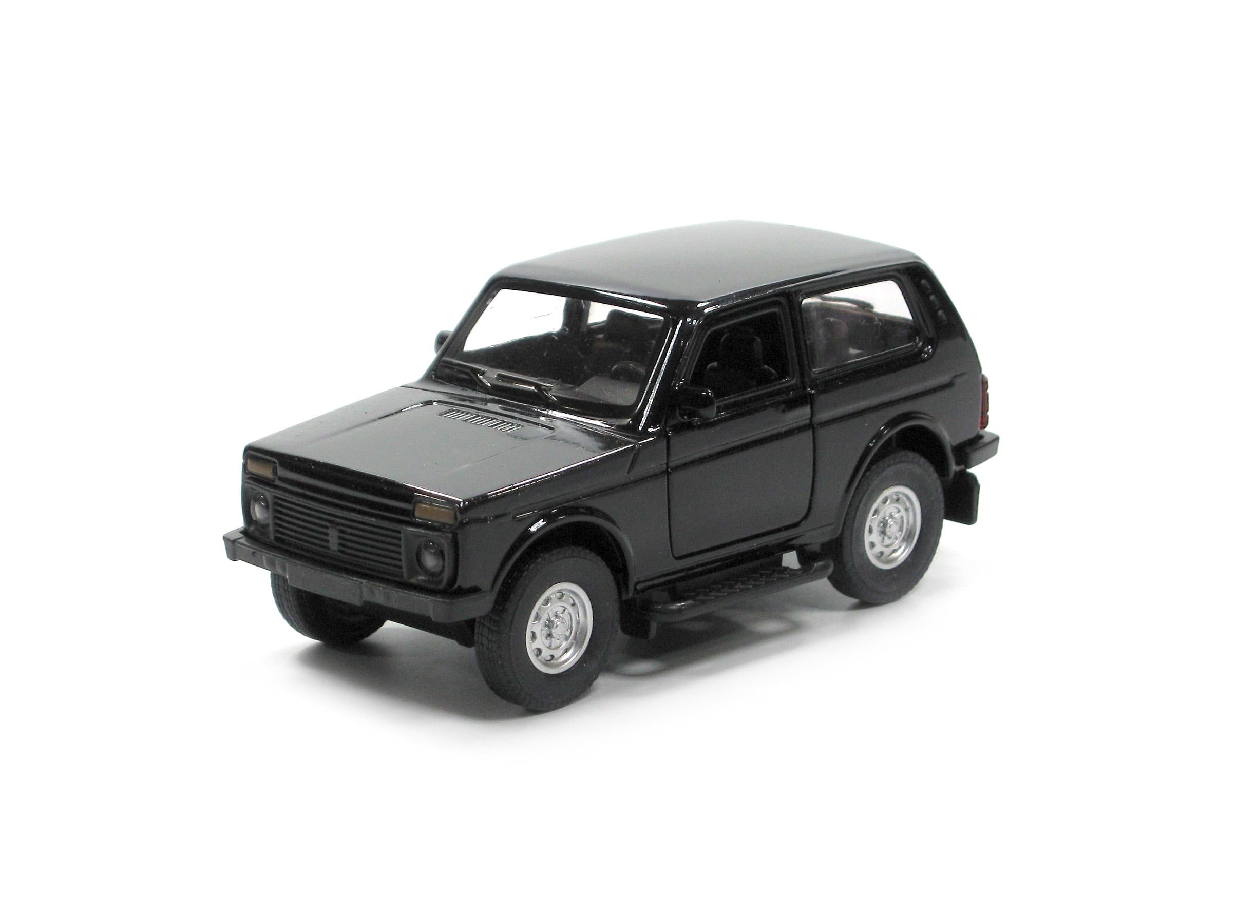Модель металлическая Автопром ВАЗ 21214 НИВА 1: 32-36 (3277 Black)