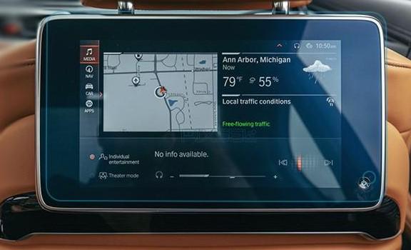 Защитное стекло Pixsel гибридное матовое для заднего монитора BMW X6 13,1" 2019-2022 G06