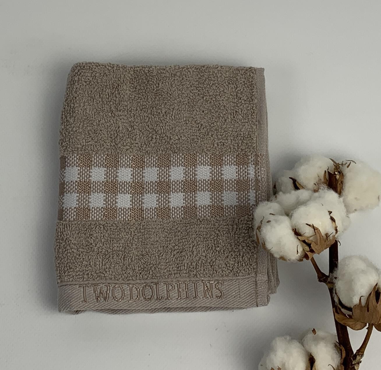 Полотенце Two Dolphins Vip Cotton Midilli A159 30х50 см Бежевый (CN32135)