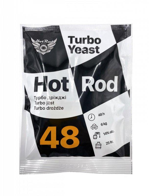 Дрожжи турбо Hot Rod 48 на 25 л 146 г