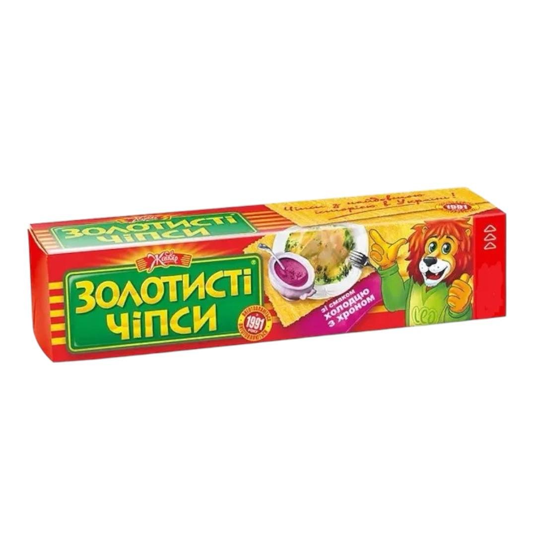 Чипсы картофельные Жайвир Золотистые Холодец и хрен 50 г (00000002991)
