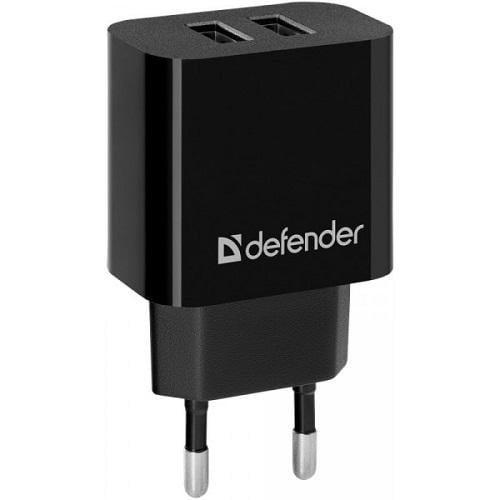 Зарядное устройство сетевое UPC-21 2xUSB 2.1A с кабелем micro USB Черный (83581)