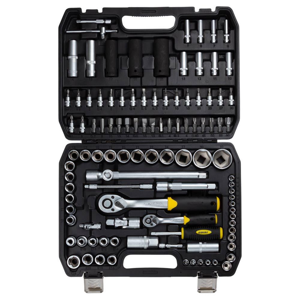 Набір насадок торцевих і біт Sigma CrV 1/4" & 1/2" 114 шт. (6003781) - фото 6