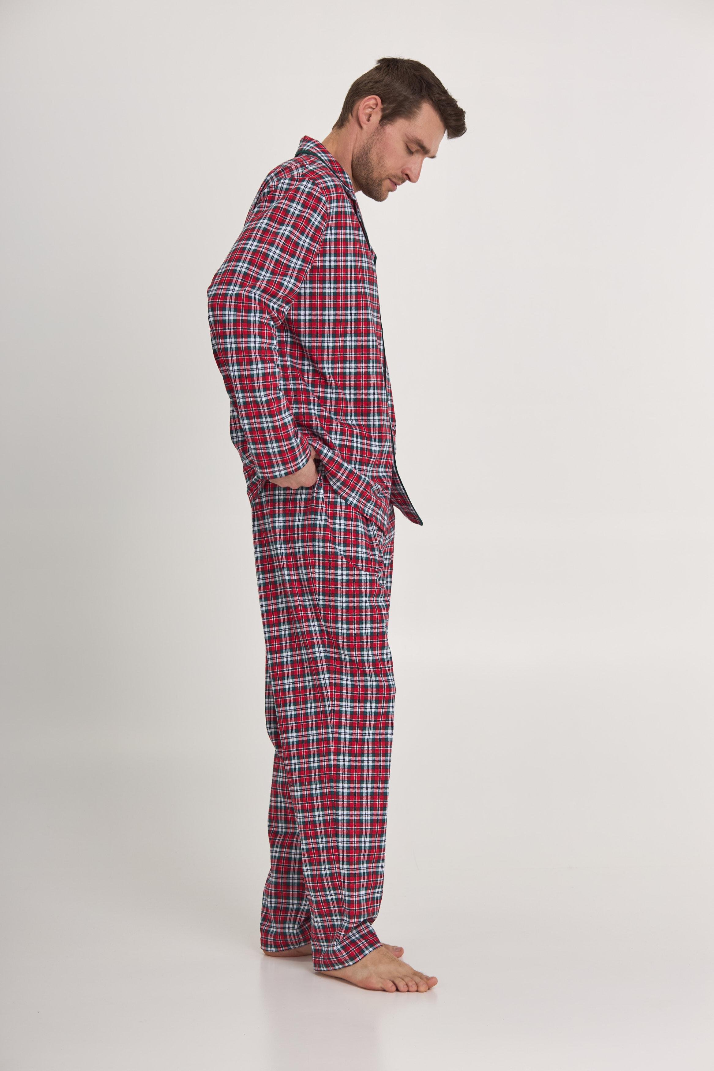 Пижама мужская Ellen Jolly mpk 5180/03/02 2XL Зеленый/Красный