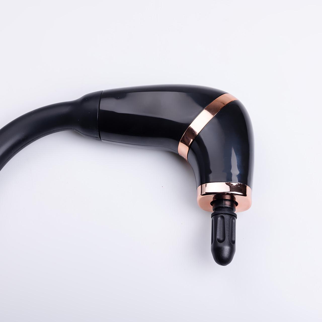 Массажер перкуссионный ручной аккумуляторный 17 Вт зарядка от USB до 3200 об/мин Черный (7213) - фото 3 Массажер перкуссионный ручной аккумуляторный 17 Вт зарядка от USB до 3200 об/мин Черный (7213) - фото 3