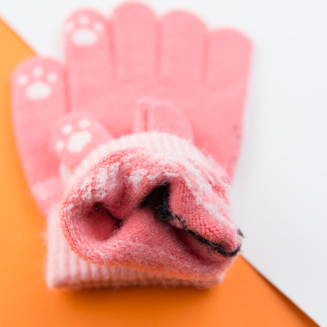 Перчатки для малышей на 1-2 года 22-7-36 Розовый (DR009999) - фото 2 Перчатки для малышей на 1-2 года 22-7-36 Розовый (DR009999) - фото 2