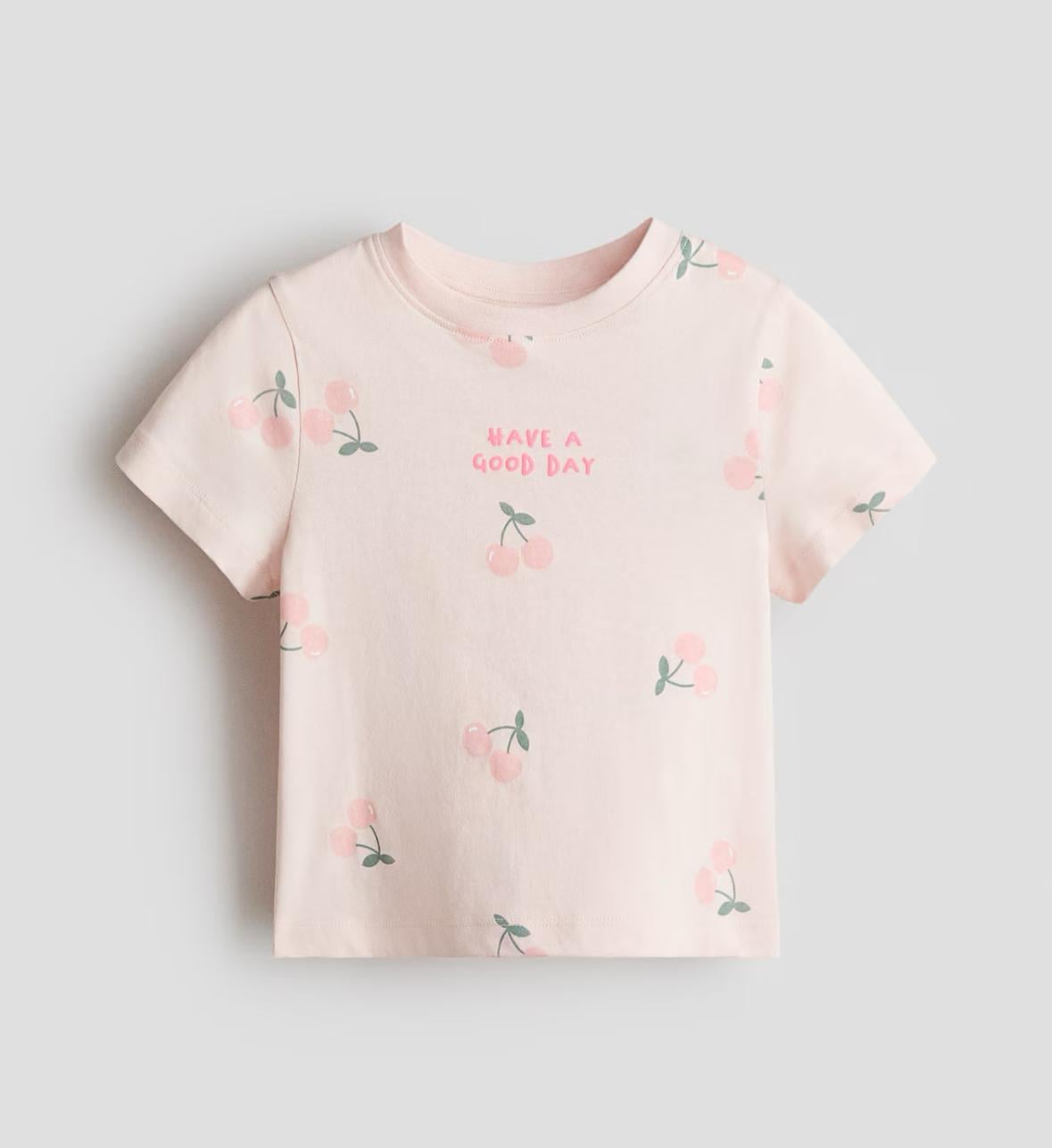 Футболка детская H&M 110-116 см Розовый (11622)
