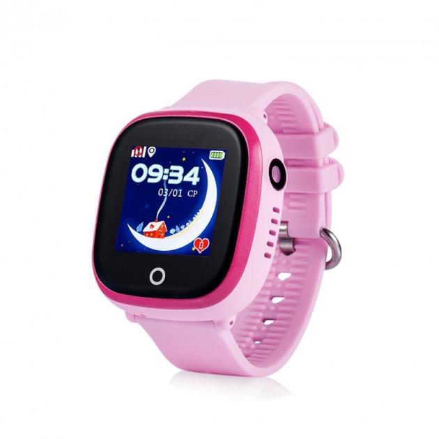 Детские смарт-часы Wonlex GW400X с Gps трекером Розовый