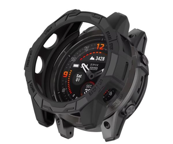 Чехол силиконовый без стекла Protective Cover для Garmin Epix Pro Gen 2 51 мм/Fenix 7x Pro Черный Чехол силиконовый без стекла Protective Cover для Garmin Epix Pro Gen 2 51 мм/Fenix 7x Pro Черный