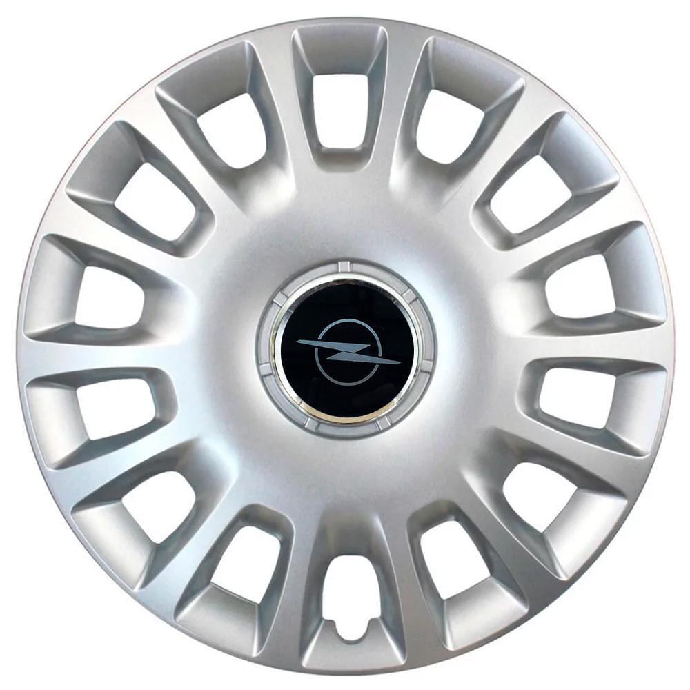 Колпаки SJS 109 с логотипом Opel NEW 4 шт. R13 Серебряный (2789080832)