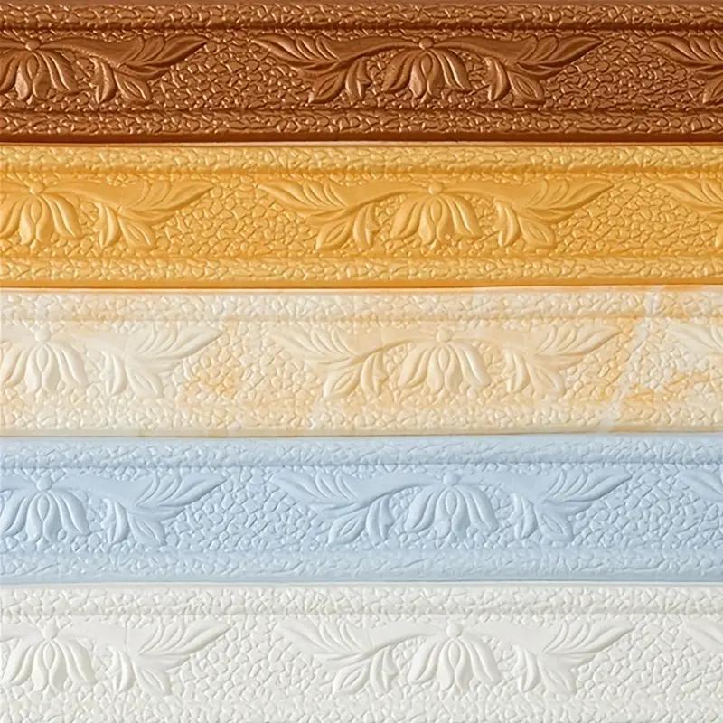 Самоклеюча стрічка плінтус універсальна 228x4 см x 4 мм Білий - фото 6