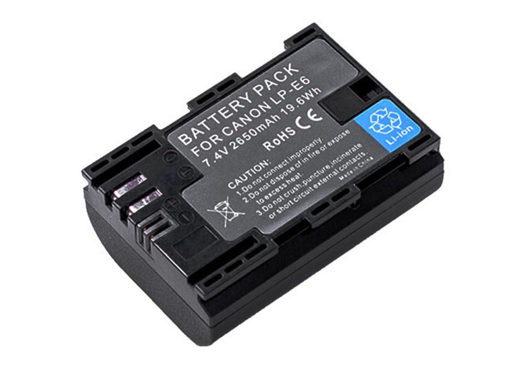 Акумулятор LP-E6 для Canon 2650 mAh 7,4 V (6912)