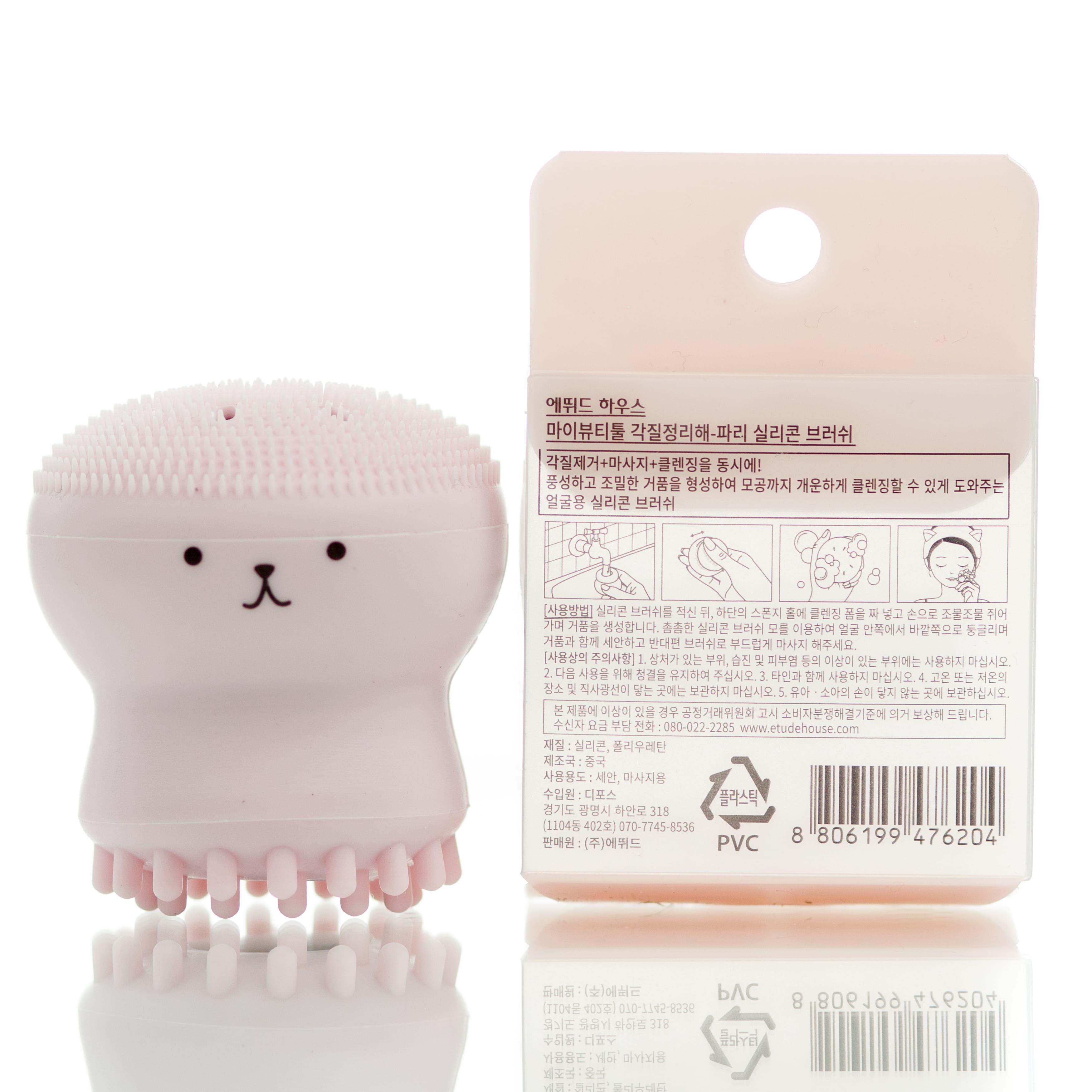 Отшелушивающая силиконовая кисточка Etude House My Beauty Tool Exfoliating Jellyfish Silicone Brush 1 шт. - фото 1