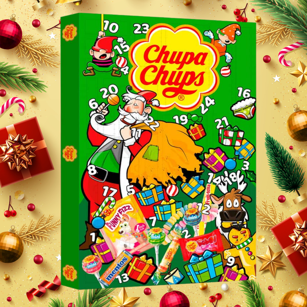 Адвент календарь Chupa Chups Чупа Чупс Calendrier 180 г