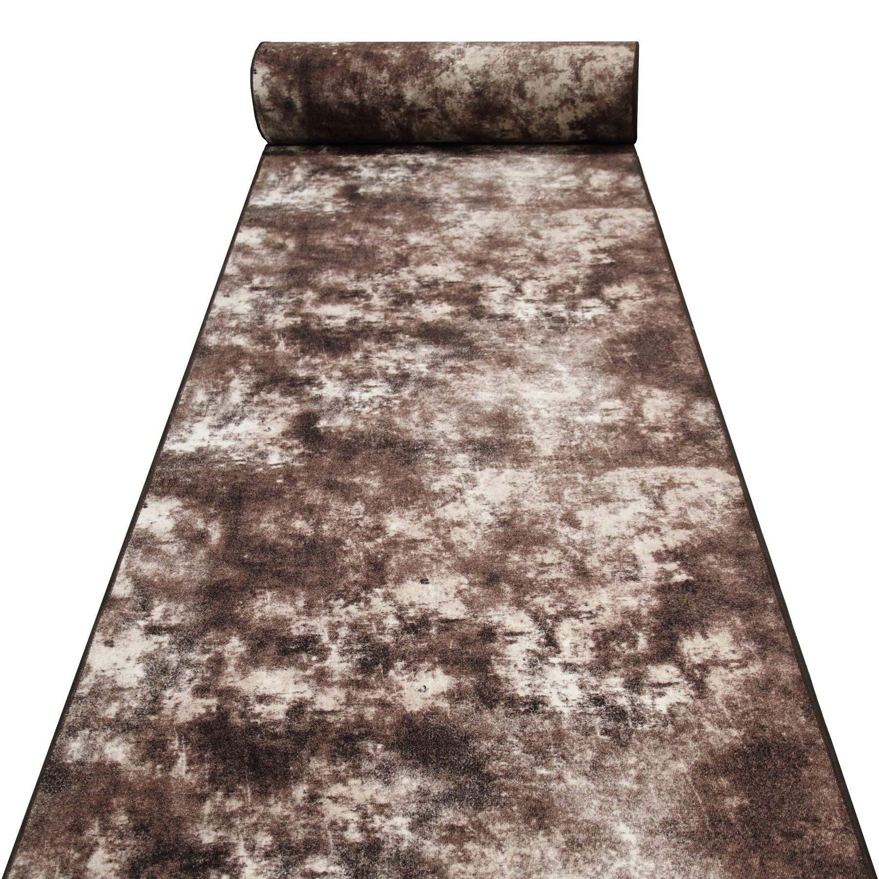 Дорожка ковровая безворсовая Ratio PrintGel 1023VL40-P5 на резиновой основе 1,2 м Коричневый (00-00014571) - фото 9