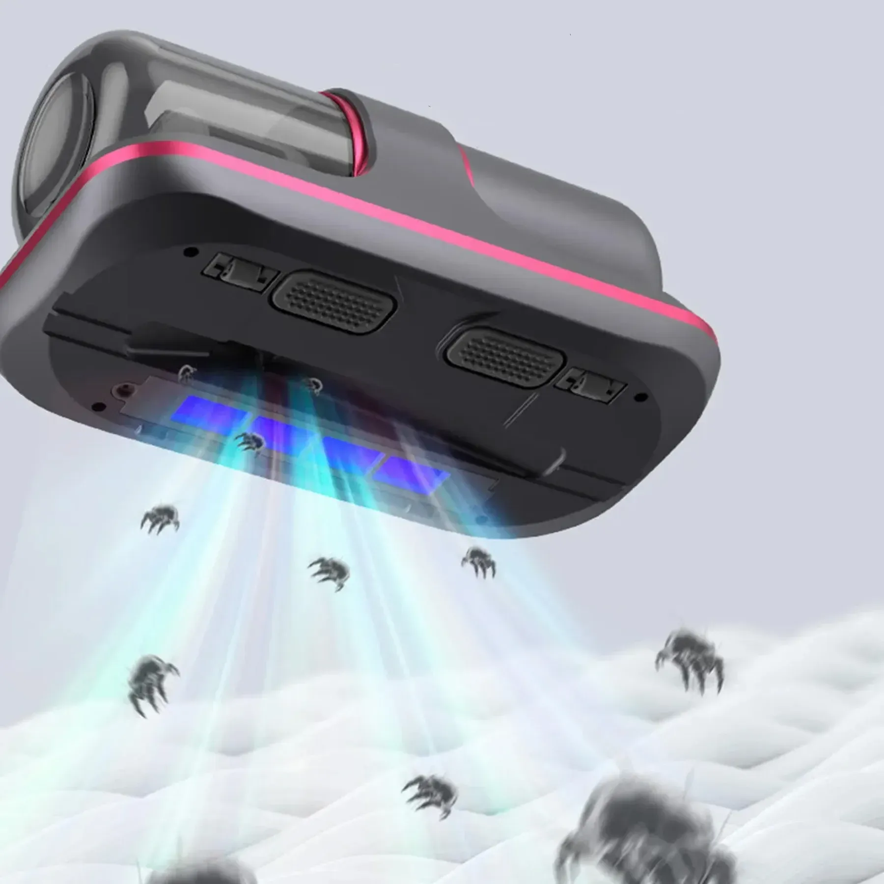 Пилосос ручний від пилових кліщів Konka 816 з USB 250 мл акумуляторний Фіолетовий (25369634) - фото 5 Пилосос ручний від пилових кліщів Konka 816 з USB 250 мл акумуляторний Фіолетовий (25369634) - фото 5