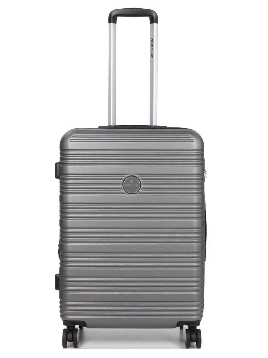 Валіза Франція середня Worldline M 65х46х28+5 см 78л 3,6 кг Сірий (805)