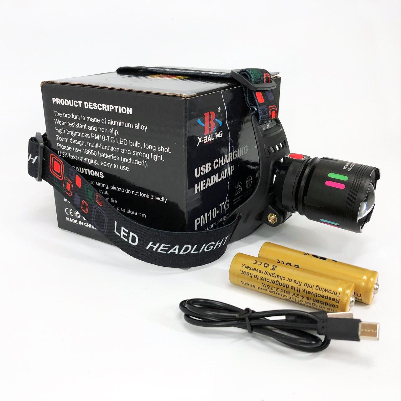 Ліхтар налобний SY-8086-PM10-TG Type-C 2x18650 (SY-8086) - фото 6 Ліхтар налобний SY-8086-PM10-TG Type-C 2x18650 (SY-8086) - фото 6