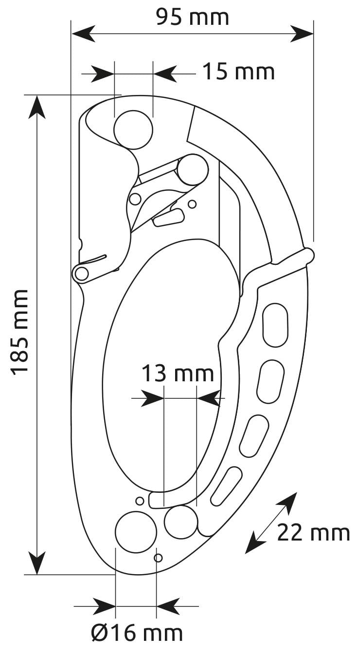 Жумар CAMP TURBOHAND Left Black (263401) - фото 5